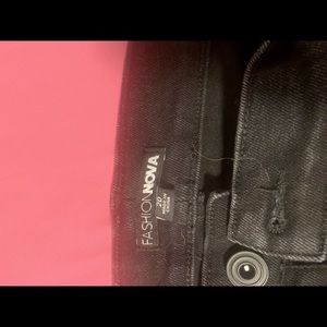 Black ripped jeans!!